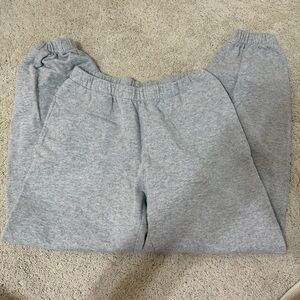 Brandy Melville John Galt Grey Rosa Sweatpants